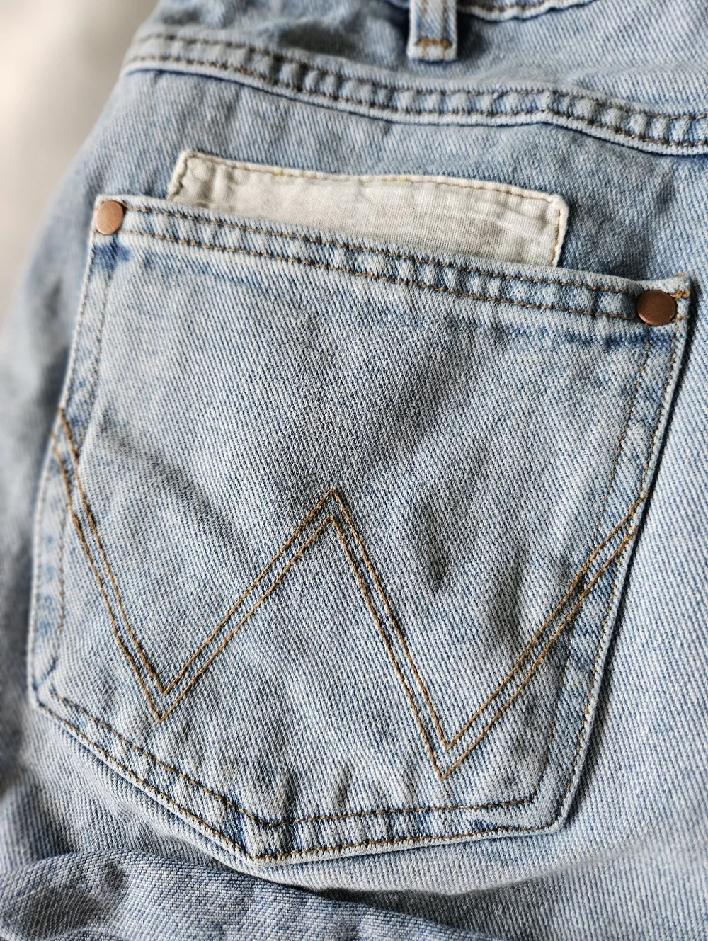 Billabong x Wrangler Showdown Patchwork Cut-Off Shorts - Size 26